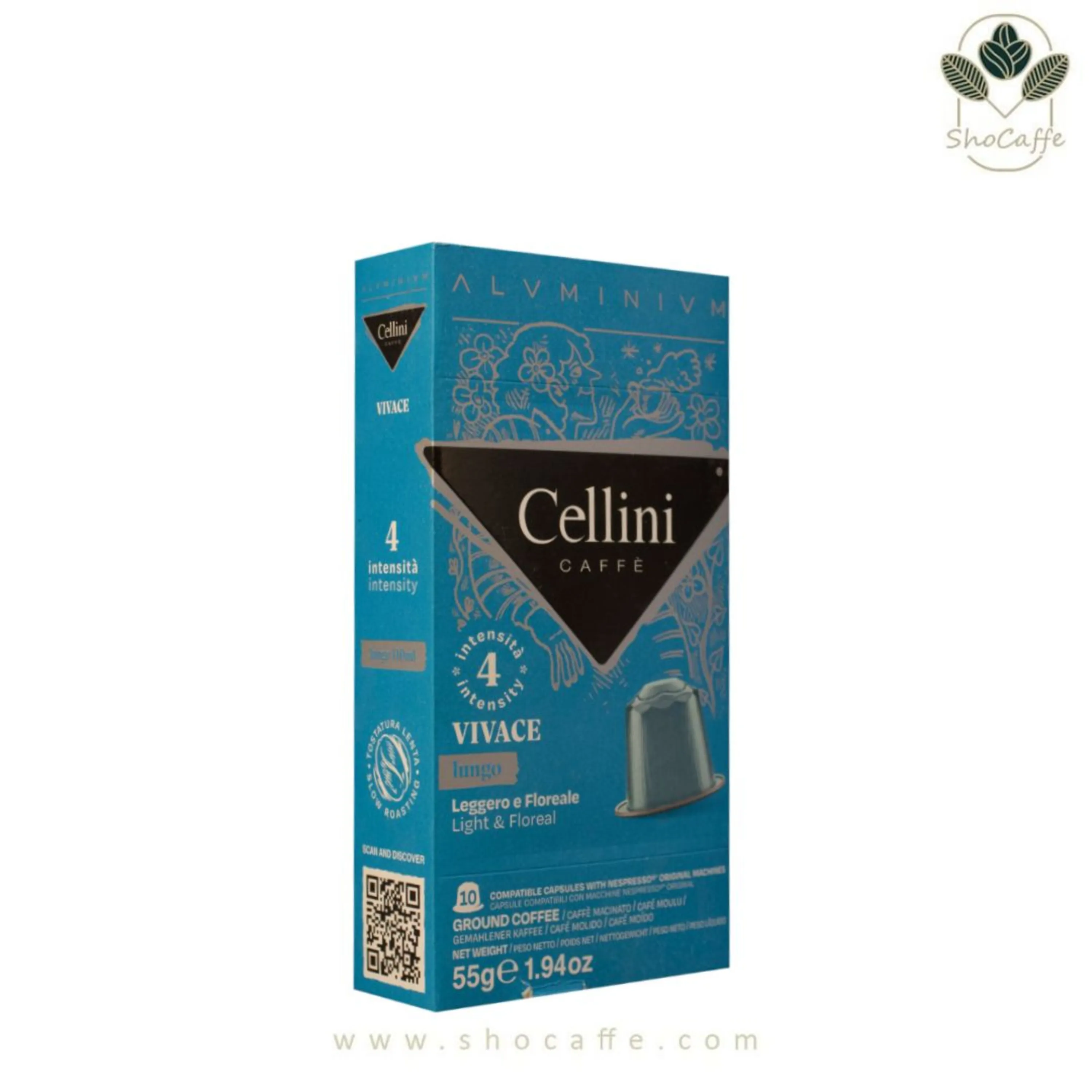 کپسول قهوه نسپرسو چلینی ویواسه Cellini Vivace کپسول قهوه نسپرسو چلینی ویواسه Cellini Vivace